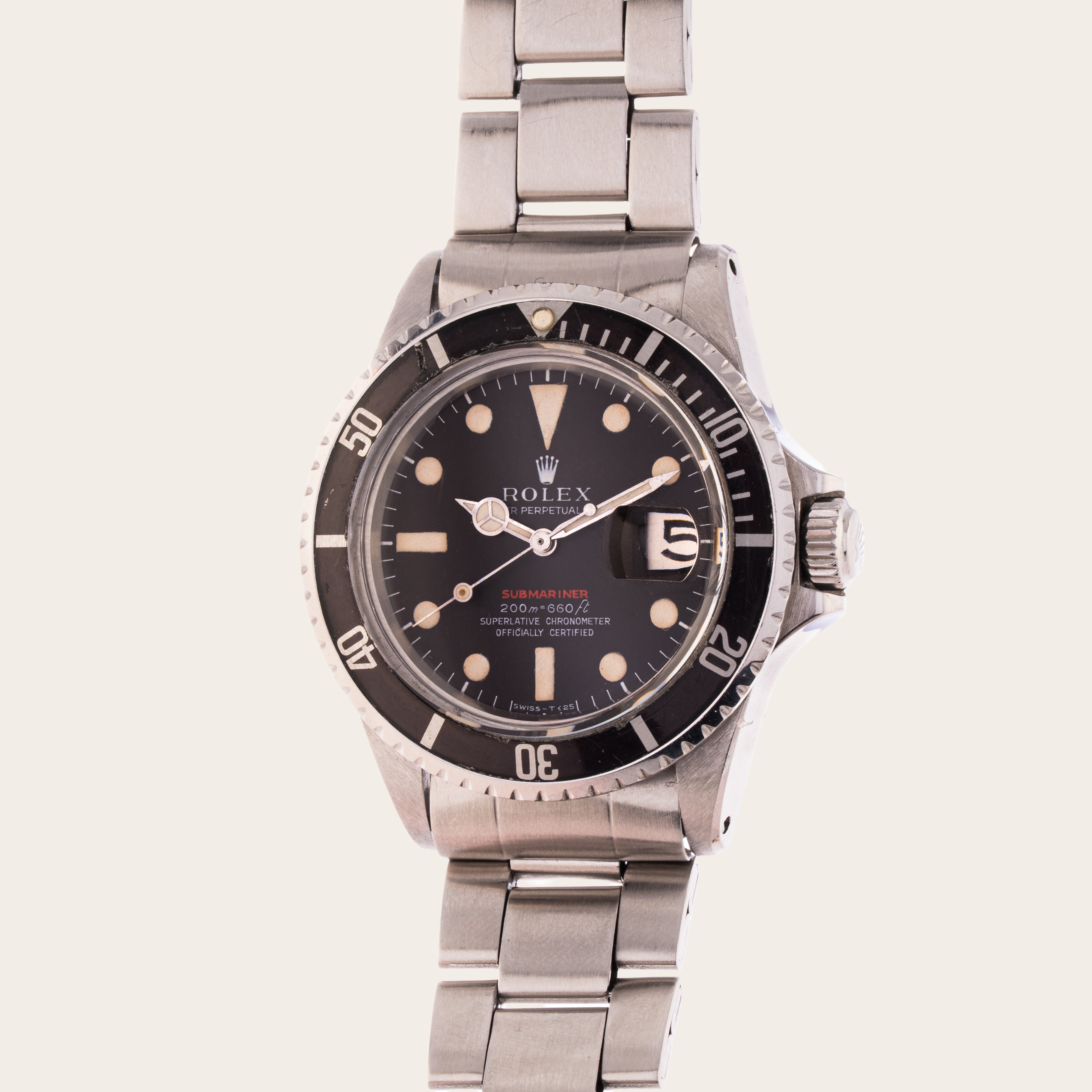 Rolex 1680 Red Tropical Submariner
